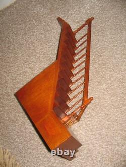 Dollhouse Miniature Staircase Wooden Step Stair Furniture Dolls House decor 1/6