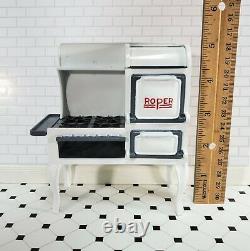 Dollhouse Roper Range Stove Oven 1920s Style Large 112 Scale Miniature Kitchen