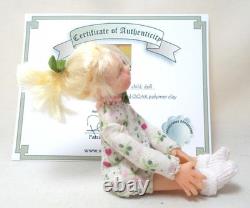 Dollhouse miniature ARTISAN PATRICIA CABRERA HANDMADE DOLL (C) SEE DESCRIPTION