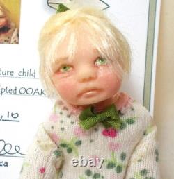 Dollhouse miniature ARTISAN PATRICIA CABRERA HANDMADE DOLL (C) SEE DESCRIPTION