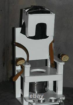 Dollhouse miniature handcrafted Medical Hospital Asylum Hysteria chair 1/12th