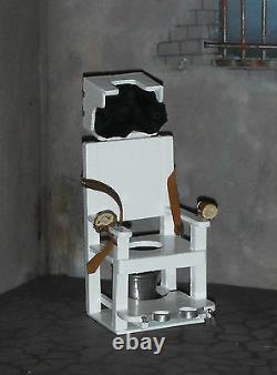 Dollhouse miniature handcrafted Medical Hospital Asylum Hysteria chair 1/12th