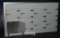 Dollhouse miniature handcrafted Medical Morgue cabinets asylum 1/12th scale