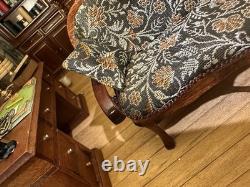 Dolls House 1/12 Scale Miniature Artisan 4 Piece Suite Sofa Armchairs Quality