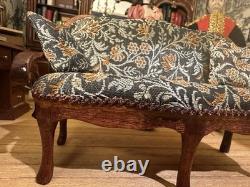 Dolls House 1/12 Scale Miniature Artisan 4 Piece Suite Sofa Armchairs Quality