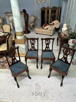 Dolls House 1/12 Scale Miniature Artisan Brian Masters 4 Period Dining Chairs