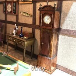 Dolls House 1/12 Scale Miniature Artisan Brian Masters Working Grandfather Clock