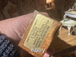 Dolls House 1/12 Scale Miniature Artisan Brian Masters Working Grandfather Clock