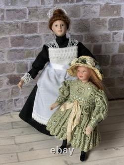 Dolls House 1/12 Scale Miniature Artisan Porcelain Girl Doll, Jill Bennett