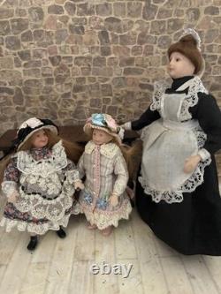 Dolls House 1/12 Scale Miniature Artisan Porcelain Girl Doll, Jill Bennett
