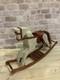 Dolls House 1/12 Scale Miniature Artisan Quality Vintage Wooden Rocking Horse