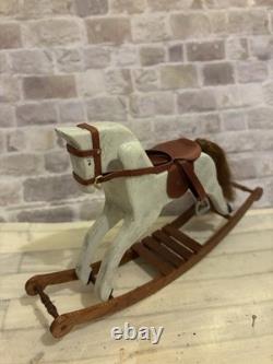 Dolls House 1/12 Scale Miniature Artisan Quality Vintage Wooden Rocking Horse