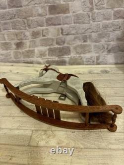 Dolls House 1/12 Scale Miniature Artisan Quality Vintage Wooden Rocking Horse