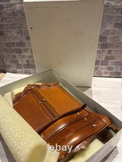 Dolls House 1/12 Scale Miniature Bespaq Walnut Dutch Baby Cupboard Cabinet