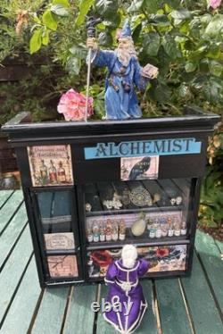 Dolls House 1/12 Scale Miniature Customised Alchemist Room Box Shop & Accs Ooak