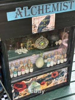 Dolls House 1/12 Scale Miniature Customised Alchemist Room Box Shop & Accs Ooak