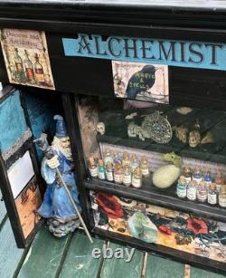 Dolls House 1/12 Scale Miniature Customised Alchemist Room Box Shop & Accs Ooak