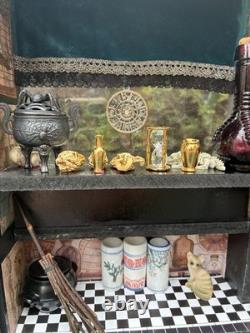 Dolls House 1/12 Scale Miniature Customised Alchemist Room Box Shop & Accs Ooak