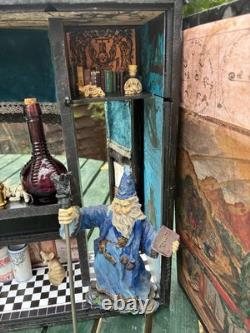 Dolls House 1/12 Scale Miniature Customised Alchemist Room Box Shop & Accs Ooak
