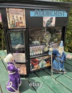 Dolls House 1/12 Scale Miniature Customised Alchemist Room Box Shop & Accs Ooak