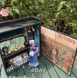 Dolls House 1/12 Scale Miniature Customised Alchemist Room Box Shop & Accs Ooak