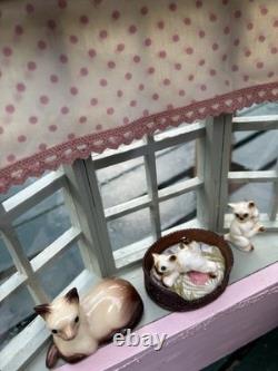 Dolls House 1/12 Scale Miniature Customised Lady & The Tramp Pet Shop Room Box Dolls House 1/12 Scale Miniature Customised Lady & The Tramp Pet Shop Room Box