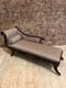Dolls House 1/12 Scale Miniature David Booth Artisan Qualitywalnut Chaise Longue