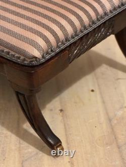 Dolls House 1/12 Scale Miniature David Booth Artisan QualityWalnut Chaise Longue