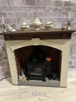 Dolls House 1/12 Scale Miniature Fireplace Surround Queens Stove'Cinderella