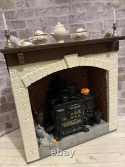 Dolls House 1/12 Scale Miniature Fireplace Surround Queens Stove'Cinderella