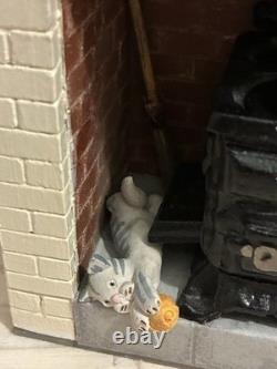 Dolls House 1/12 Scale Miniature Fireplace Surround Queens Stove'Cinderella