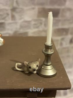 Dolls House 1/12 Scale Miniature Fireplace Surround Queens Stove'Cinderella