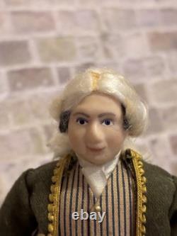 Dolls House 1/12 Scale Miniature Porcelain Jill Nix Footman Gentleman Doll