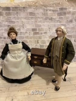 Dolls House 1/12 Scale Miniature Porcelain Jill Nix Footman Gentleman Doll