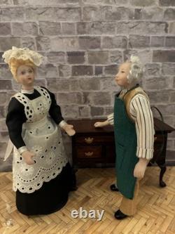 Dolls House 1/12 Scale Miniature Quality Artisan DCT Man Gardener Porcelain Doll