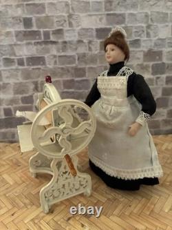 Dolls House 1/12 Scale Miniature Quality Laundry Washing Set Mangle Accessories