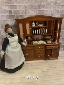Dolls House 1/12 Scale Miniature Reutter Kitchen Cabinet Dresser & Accessories