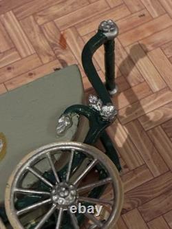 Dolls House 1/12 Scale Miniature Vintage Pram
