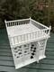 Dolls House 1/12 Scale Miniature White Wooden Assembled Customised Conservatory