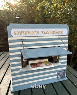 Dolls House 1/12 Scale Miniature Wooden Customised Beach Hut Fishmongers & Accs