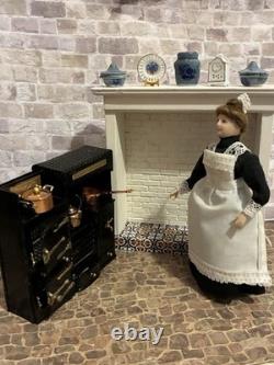 Dolls House 1/12 Scale Phoenix Miniature Kitchener Oven Fireplace Surround &Accs