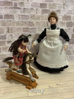 Dolls House 1/12 Scale Smaller Miniature Artisan Wooden Moving Rocking Horse