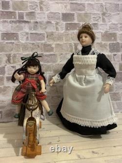 Dolls House 1/12 Scale Smaller Miniature Artisan Wooden Moving Rocking Horse