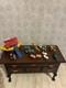 Dolls House 1/12 Scale Warwick Miniatures Hand Painted Pewter Noah's Ark Set Toy