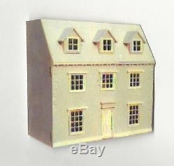 Dolls House 1/12 scale The Grange 6 room House KIT 30 wide 15 deep by DHD