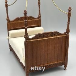 Dolls House 112 Louis XV Double Canopy Bed JBM Miniatures Read Description