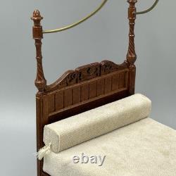 Dolls House 112 Louis XV Double Canopy Bed JBM Miniatures Read Description