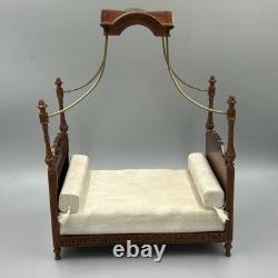 Dolls House 112 Louis XV Double Canopy Bed JBM Miniatures Read Description