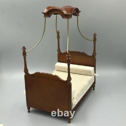 Dolls House 112 Louis XV Double Canopy Bed JBM Miniatures Read Description