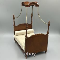 Dolls House 112 Louis XV Double Canopy Bed JBM Miniatures Read Description